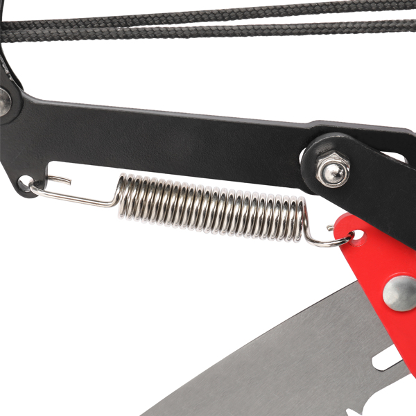 26ft Green Manual Pole Saw with Spiral Splicing & Portable Bag - Tree Trimmer - Image 3