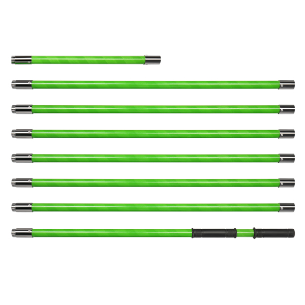 26ft Green Manual Pole Saw with Spiral Splicing & Portable Bag - Tree Trimmer - Image 12