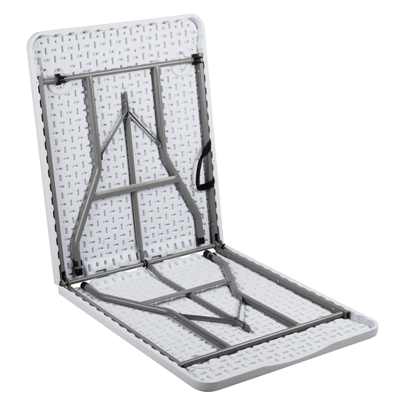 Durable Lightweight Plastic Folding Rectangular Table for Outdoor Relaxation