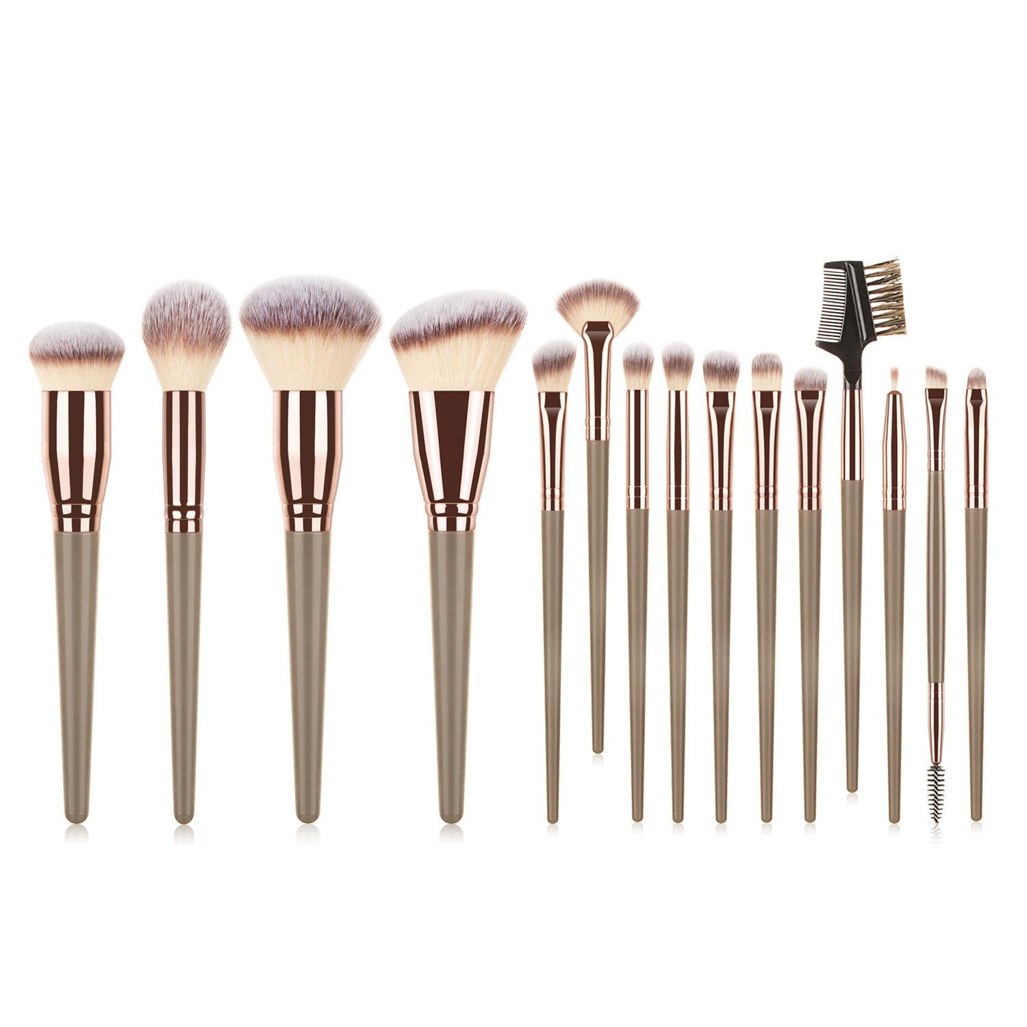 15-Piece Beauty Tools Makeup Brush Set - Eye Shadow Brushes Included - Image 5