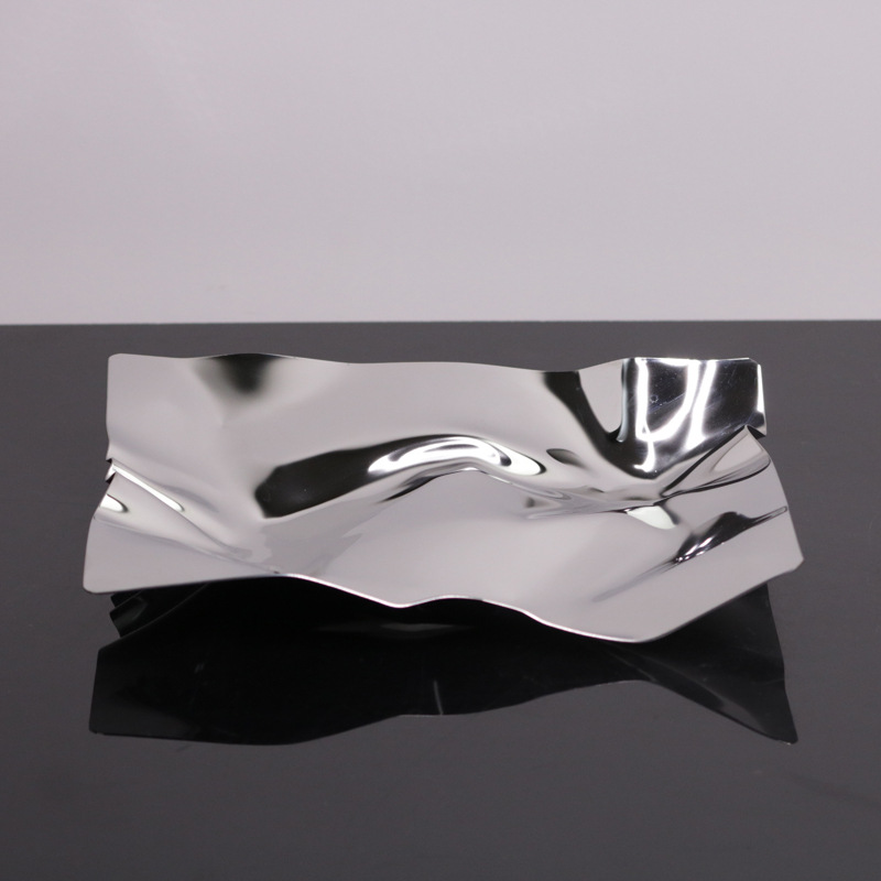 Sleek Modern Metal Irregular Fruit Plate – Stylish & Contemporary Design - Image 4