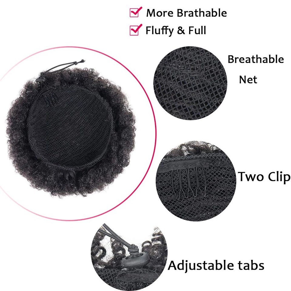 European and American Wig Ponytail - Voluminous Hair Explosion - Image 2