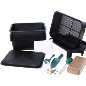 5-Layer Worm Composting Bin for Efficient Organic Waste Recycling