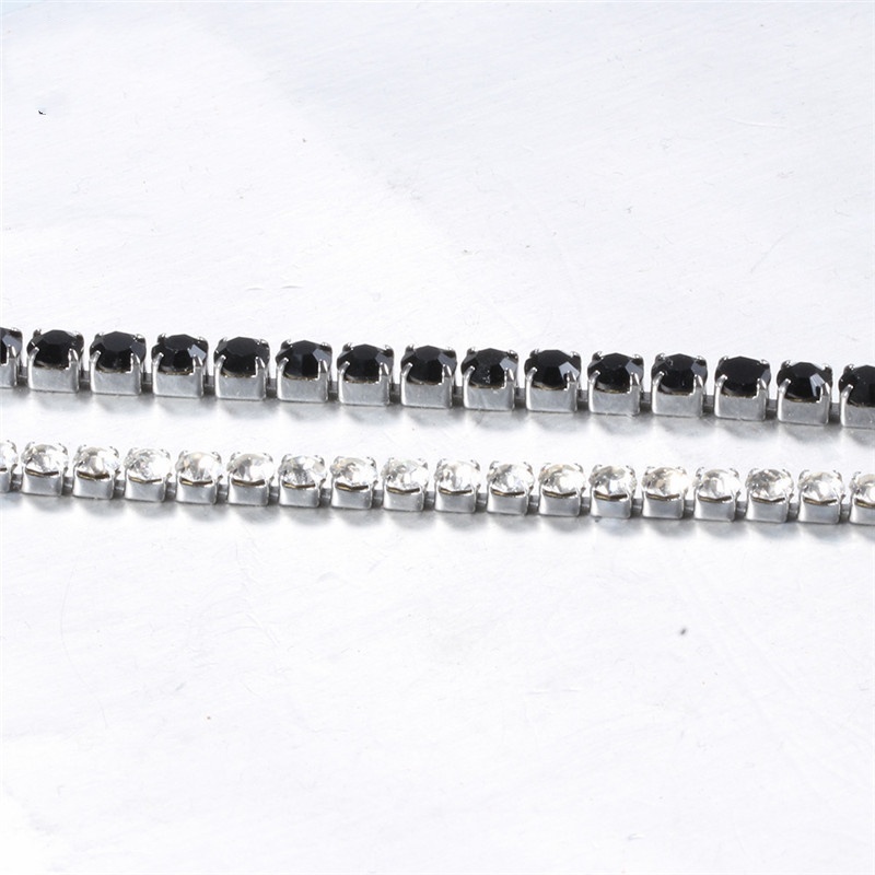 Adjustable Detachable Titanium Double Buckle Zircon Bracelet in Stainless Steel – Stylish and Durable Accessory - Image 10