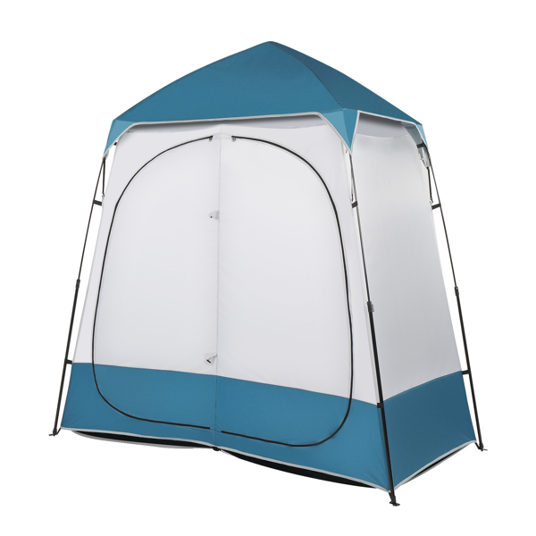 Double Blue and White Color-Changing Tent for Versatile Outdoor Use - Image 4