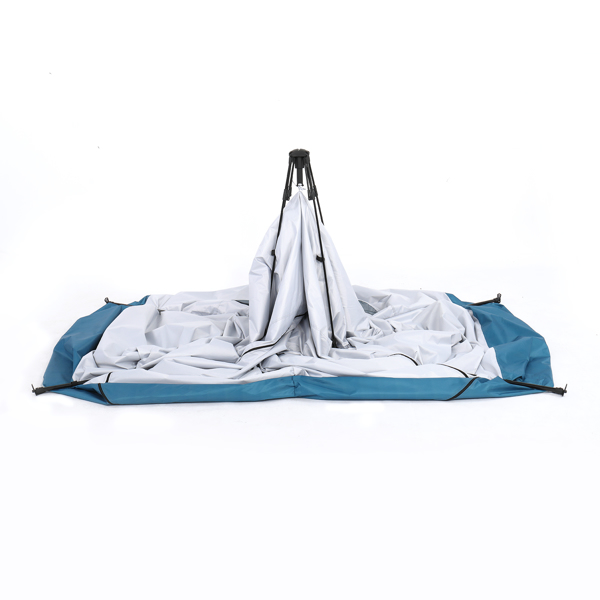 Double Blue and White Color-Changing Tent for Versatile Outdoor Use - Image 7