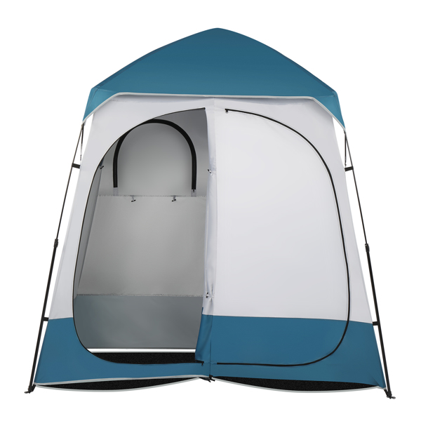 Double Blue and White Color-Changing Tent for Versatile Outdoor Use - Image 11
