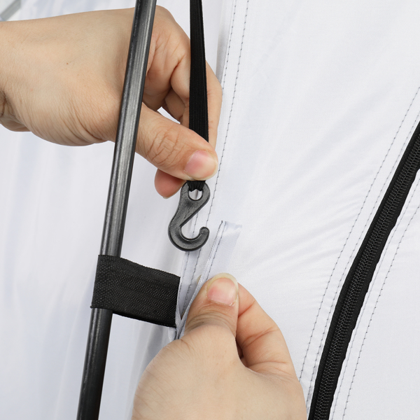 Double Blue and White Color-Changing Tent for Versatile Outdoor Use - Image 12