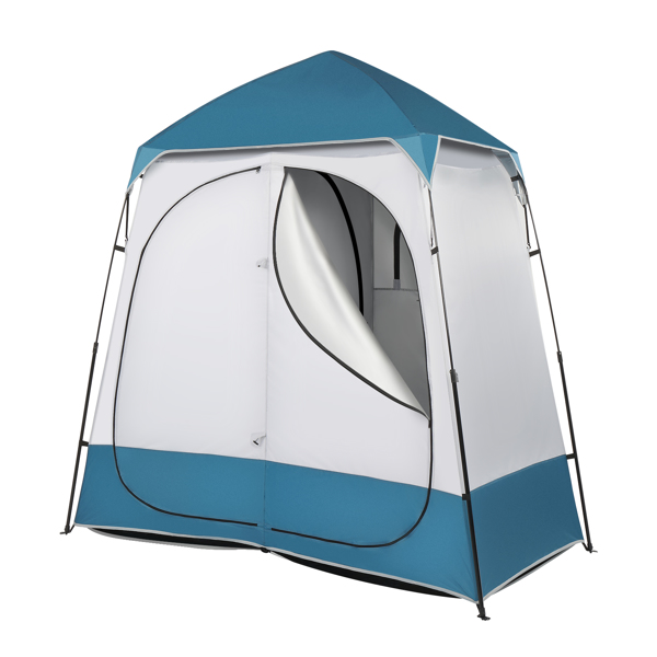 Double Blue and White Color-Changing Tent for Versatile Outdoor Use - Image 13