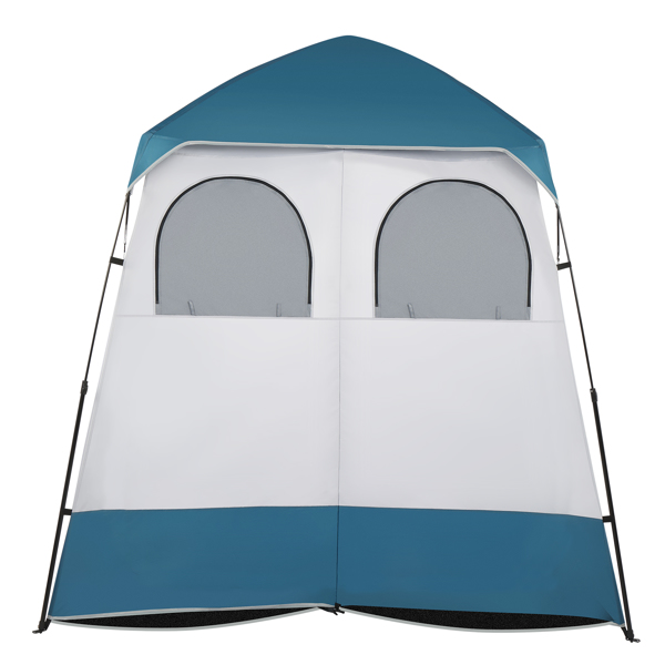 Double Blue and White Color-Changing Tent for Versatile Outdoor Use - Image 20