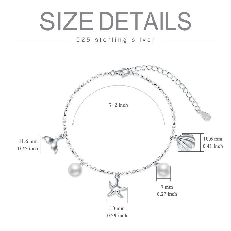 Sterling Silver Beach Bracelet - Stylish Ocean-Inspired Jewelry - Image 5