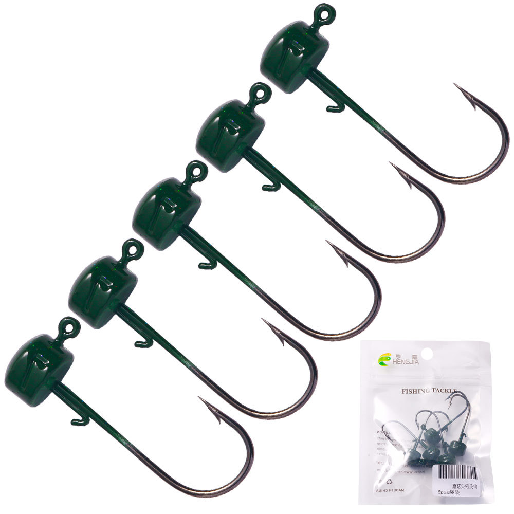 Mushroom-Shaped Haircut Fishhook Jig Hook Set - Essential Fishing Accessories - Image 2