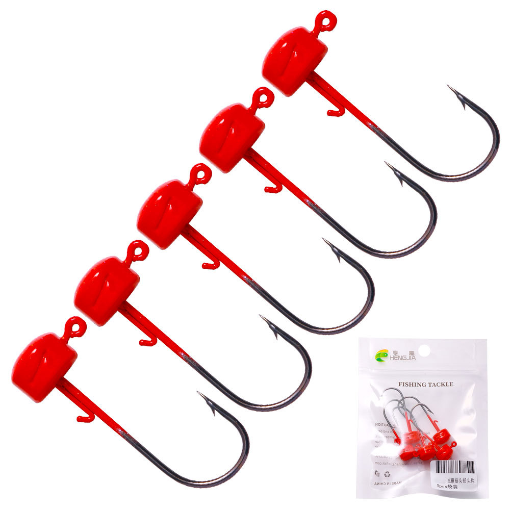 Mushroom-Shaped Haircut Fishhook Jig Hook Set - Essential Fishing Accessories - Image 8