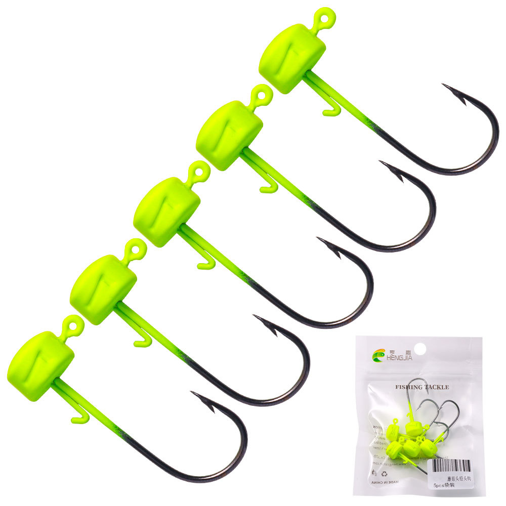 Mushroom-Shaped Haircut Fishhook Jig Hook Set - Essential Fishing Accessories - Image 10
