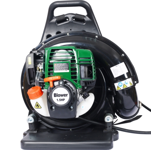 Lightweight 4-Stroke Backpack Leaf Blower - 37.7cc Gas Engine, 1.5HP, 580CFM, Only 16.5lbs