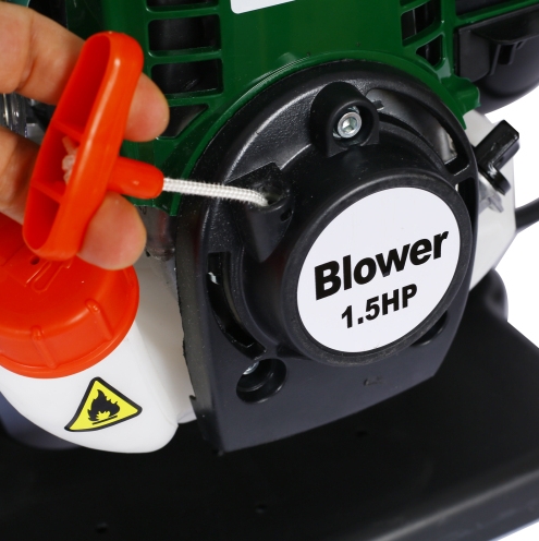 Lightweight 4-Stroke Backpack Leaf Blower - 37.7cc Gas Engine, 1.5HP, 580CFM, Only 16.5lbs - Image 15