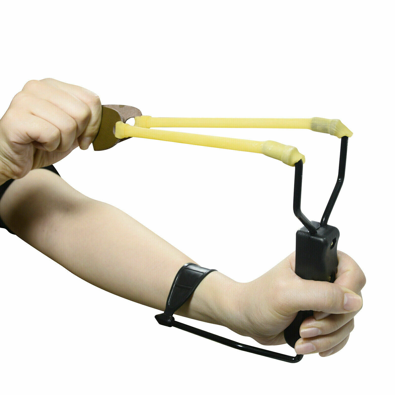 Compact Folding Slingshot Catapult for Outdoor Hunting and Sport Games - Image 6