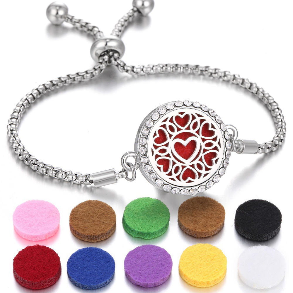 2024 Kaleidoscope Aromatherapy Bracelet - Essential Oil Diffuser Locket for Women, Charming Aroma Jewelry - Image 2