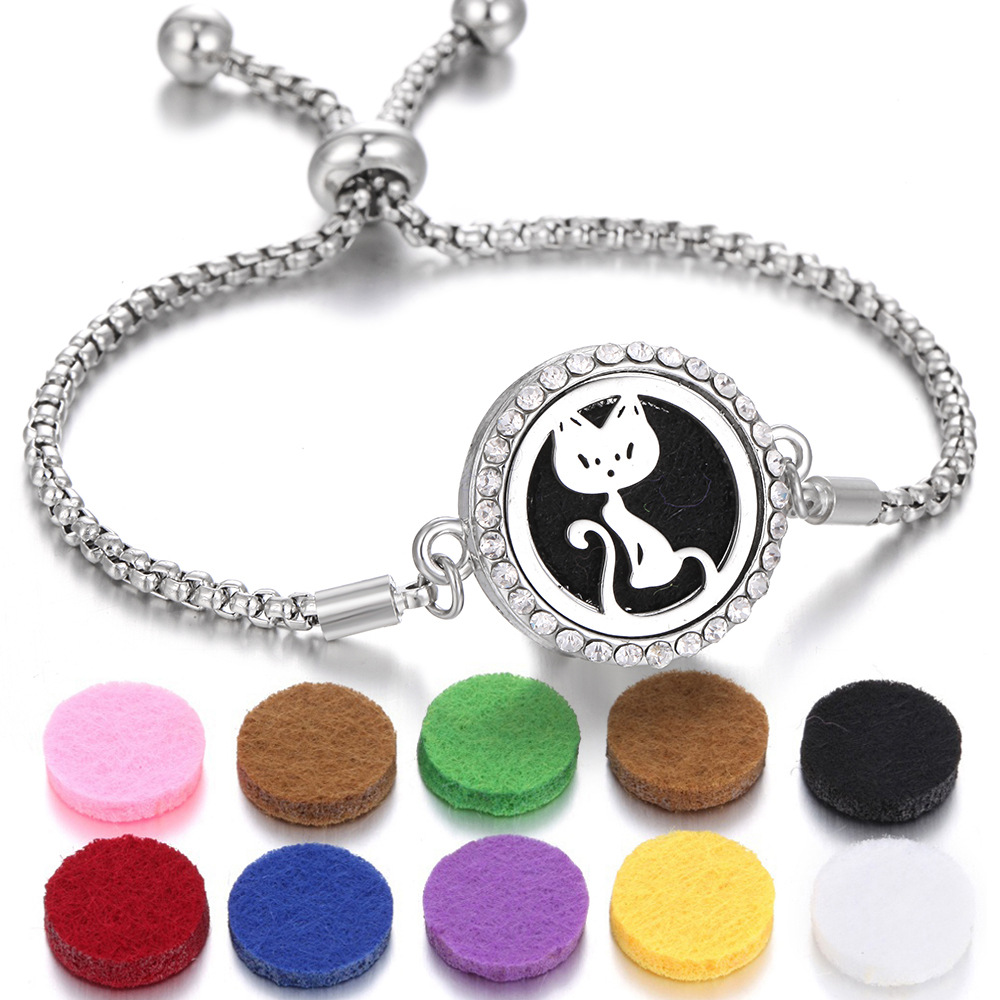 2024 Kaleidoscope Aromatherapy Bracelet - Essential Oil Diffuser Locket for Women, Charming Aroma Jewelry - Image 6