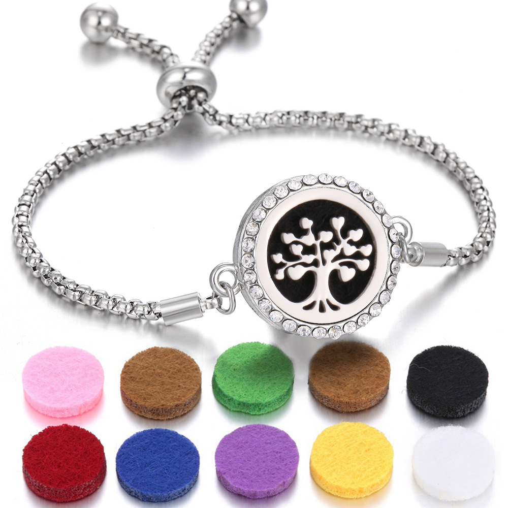2024 Kaleidoscope Aromatherapy Bracelet - Essential Oil Diffuser Locket for Women, Charming Aroma Jewelry - Image 8
