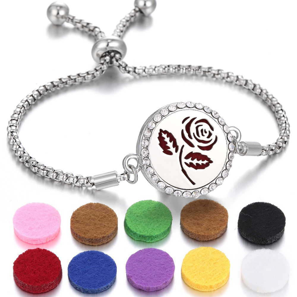 2024 Kaleidoscope Aromatherapy Bracelet - Essential Oil Diffuser Locket for Women, Charming Aroma Jewelry - Image 13