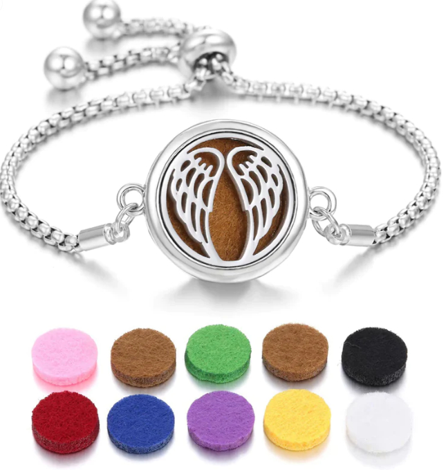 2024 Kaleidoscope Aromatherapy Bracelet - Essential Oil Diffuser Locket for Women, Charming Aroma Jewelry - Image 18