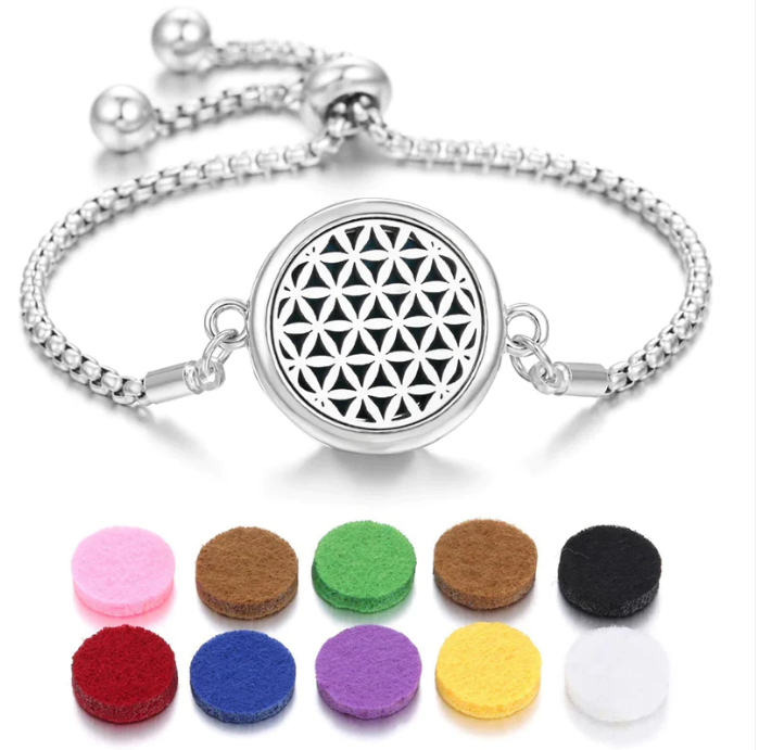 2024 Kaleidoscope Aromatherapy Bracelet - Essential Oil Diffuser Locket for Women, Charming Aroma Jewelry - Image 21