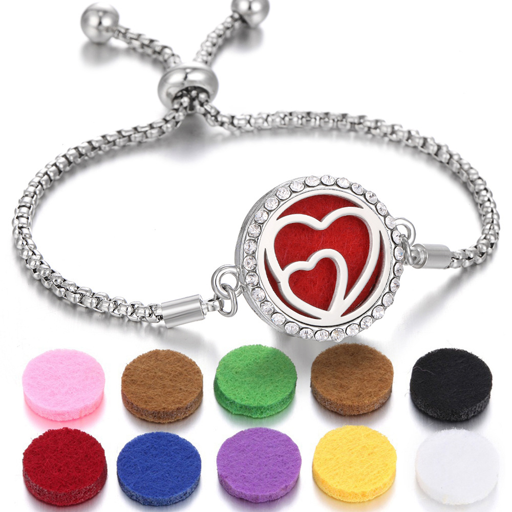 2024 Kaleidoscope Aromatherapy Bracelet - Essential Oil Diffuser Locket for Women, Charming Aroma Jewelry - Image 25
