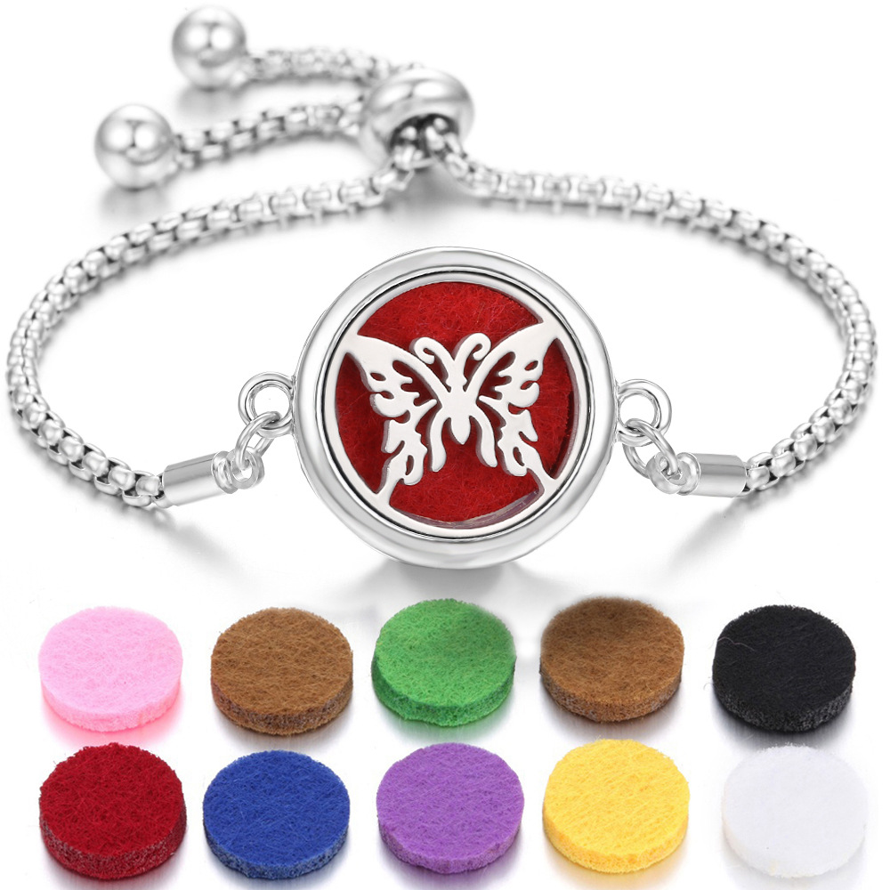 2024 Kaleidoscope Aromatherapy Bracelet - Essential Oil Diffuser Locket for Women, Charming Aroma Jewelry - Image 30