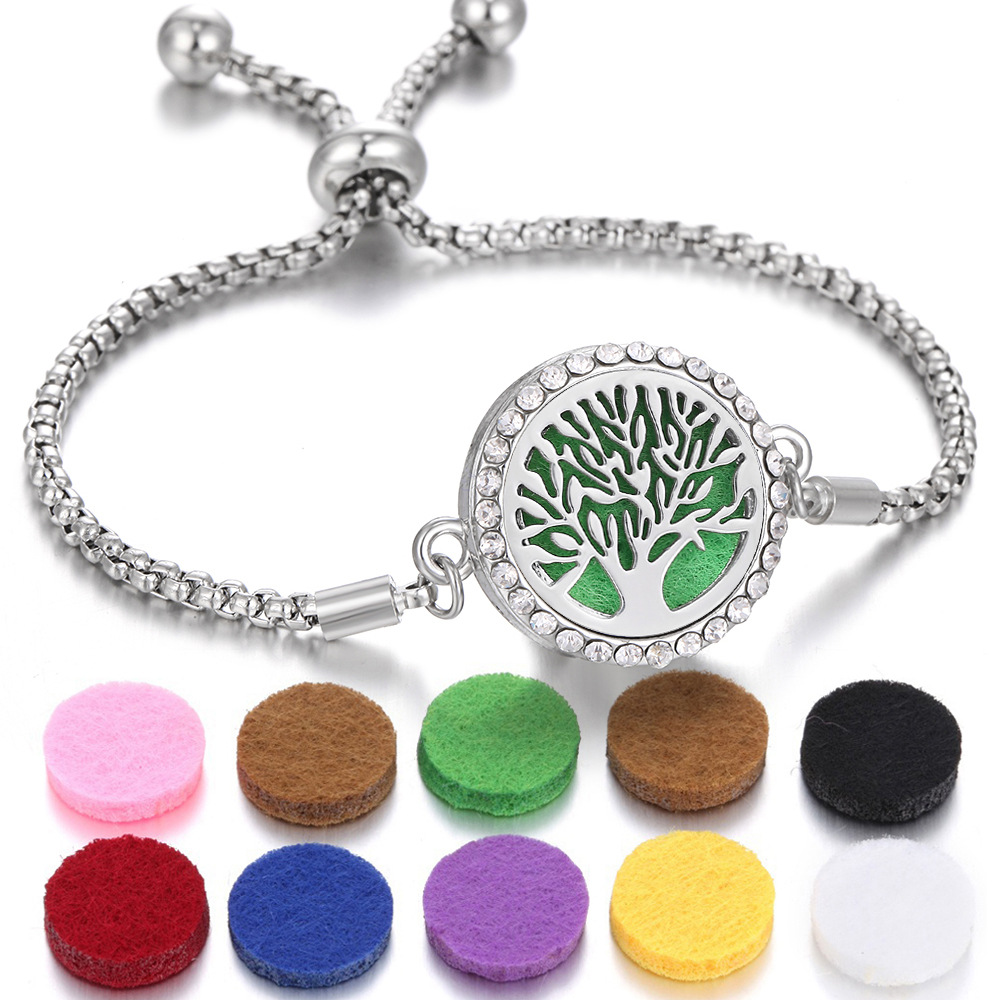 2024 Kaleidoscope Aromatherapy Bracelet - Essential Oil Diffuser Locket for Women, Charming Aroma Jewelry - Image 32
