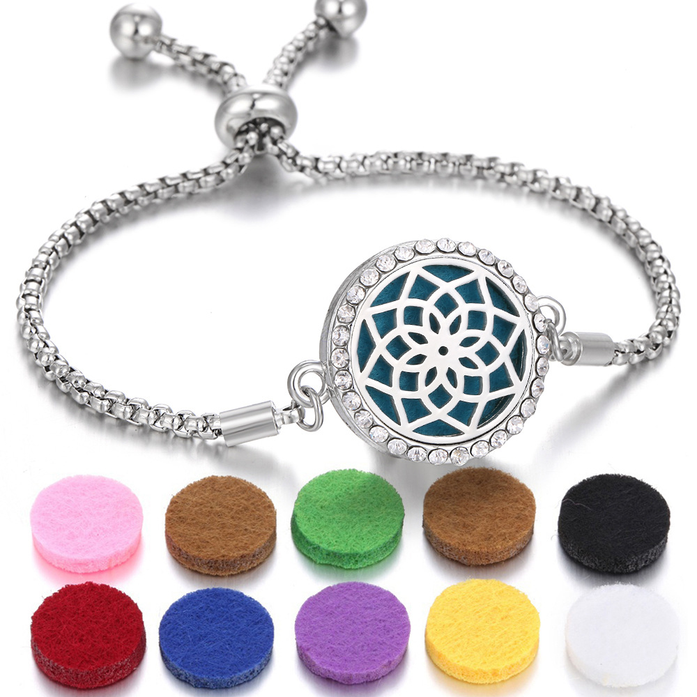 2024 Kaleidoscope Aromatherapy Bracelet - Essential Oil Diffuser Locket for Women, Charming Aroma Jewelry - Image 36