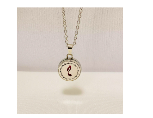 Trendy Summer Aromatherapy Essential Oil Buckle Necklace for Wellness - Image 6