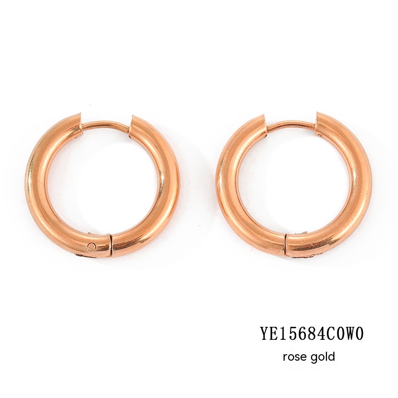 Elegant Classic Round Hoop Earrings - Timeless Style and Versatility - Image 3