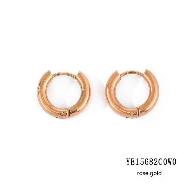Elegant Classic Round Hoop Earrings - Timeless Style and Versatility - Image 12