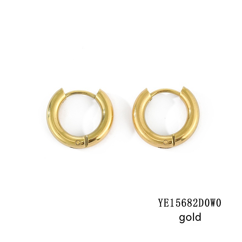 Elegant Classic Round Hoop Earrings - Timeless Style and Versatility - Image 14