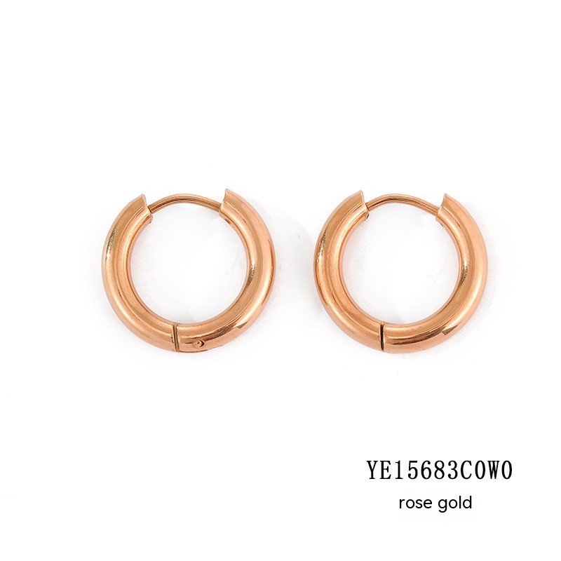 Elegant Classic Round Hoop Earrings - Timeless Style and Versatility - Image 15