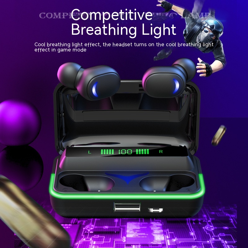 Wireless Gaming Bluetooth Headset with Breathing Light Feature - Image 5