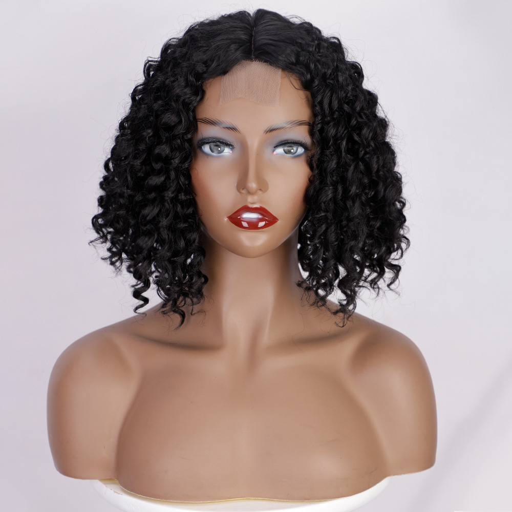 Women's Short Curly African Hair - Small Curly Style for Effortless Beauty - Image 5