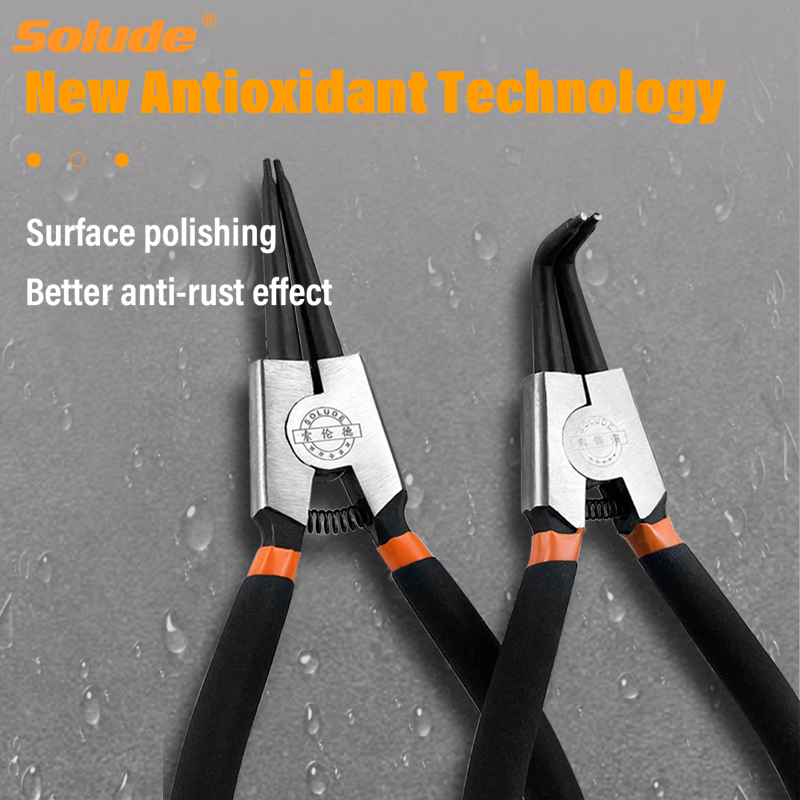 Premium 13 Inch Snap Spring Pliers - 4-Piece Set SKQ-013 for Precision Work - Image 7