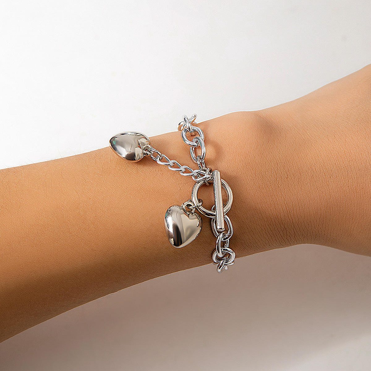 Trendy Thick Chain Necklace with Shiny Lock and Key Pendant for Women - Stylish Fashion Jewelry Accessories - Image 4