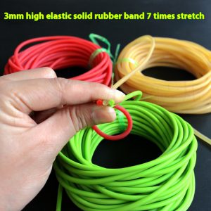 Solid Rubber Band Slingshot - Frame-Free Solid Hose Rubber Bands
