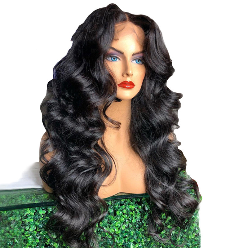 Ladies' Long Front Lace Wig - Chemical Fiber for Natural Style - Image 4