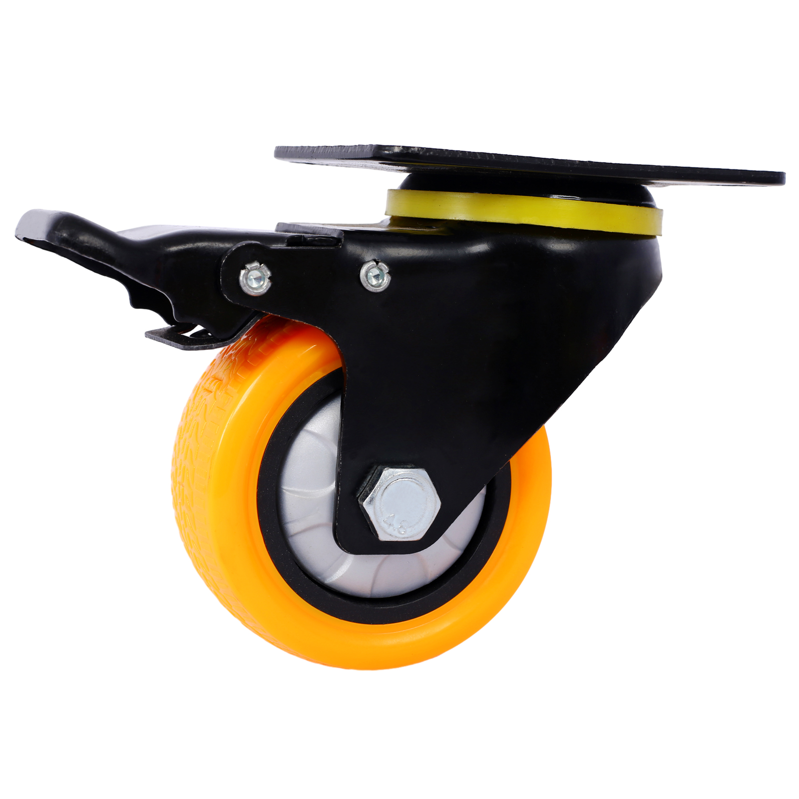 Heavy-Duty Transport Dolly with 3-Inch TPU Professional Casters & Brake Option - Image 5