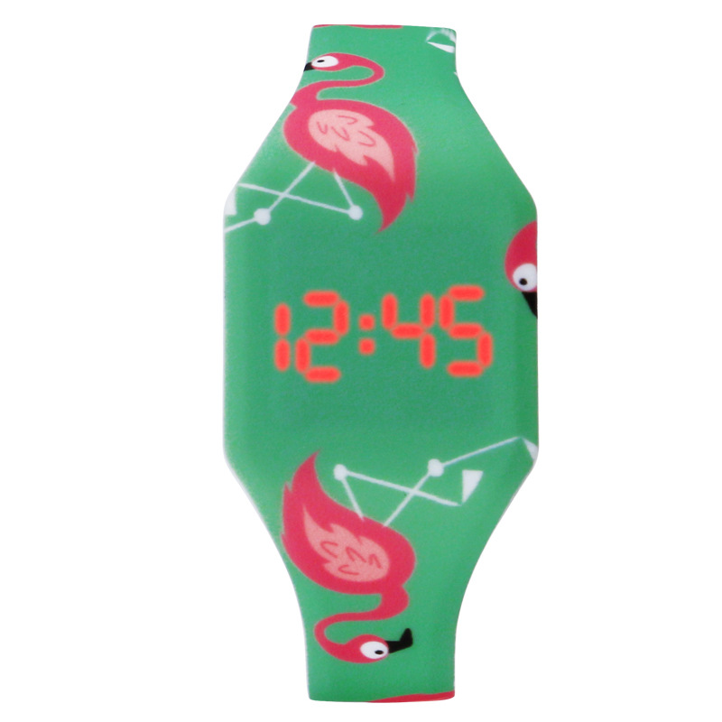 Trendy Kids Watch for Elementary School - Multifunction Alarm Clock with Light & Silicone Strap - Image 4