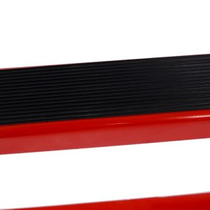 Heavy-Duty Red ATV Motorcycle Engine Cradle Dolly - 1500lbs Capacity