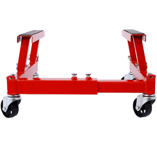 Heavy-Duty Red ATV Motorcycle Engine Cradle Dolly - 1500lbs Capacity - Image 5