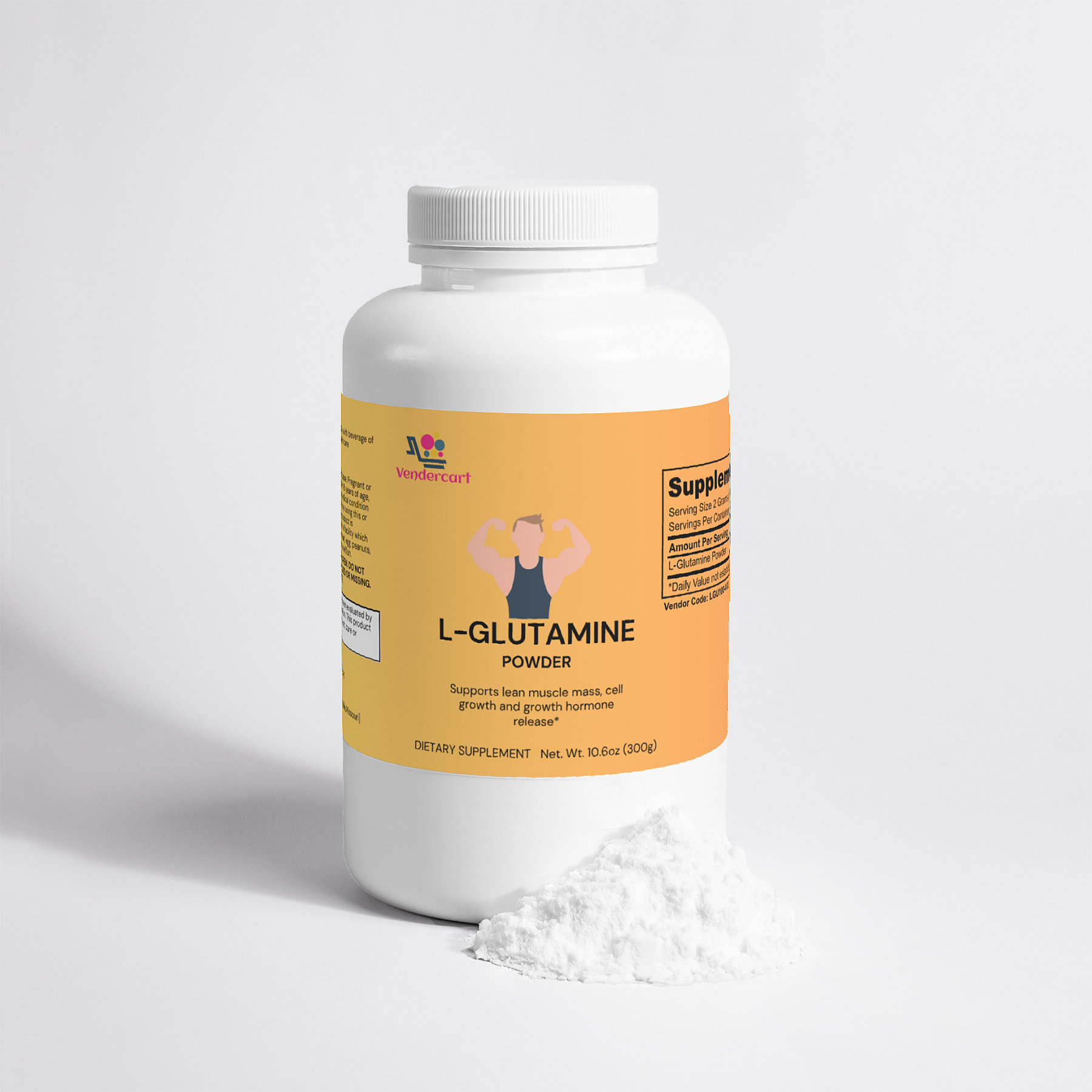 Pure L Glutamine Powder for Enhanced Muscle Recovery & Gut Health Support - Image 3