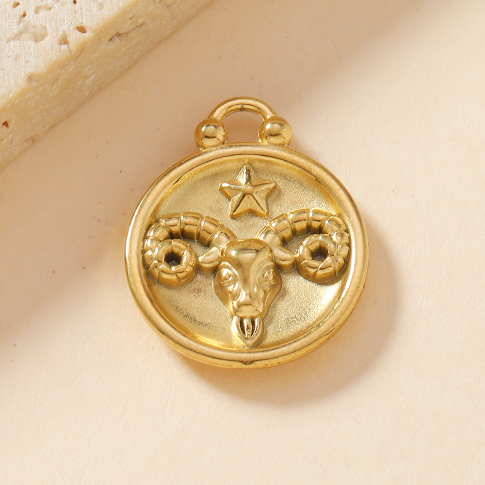 Twelve Constellation Single Pendant Casting DIY Accessories for Unique Creations - Image 8