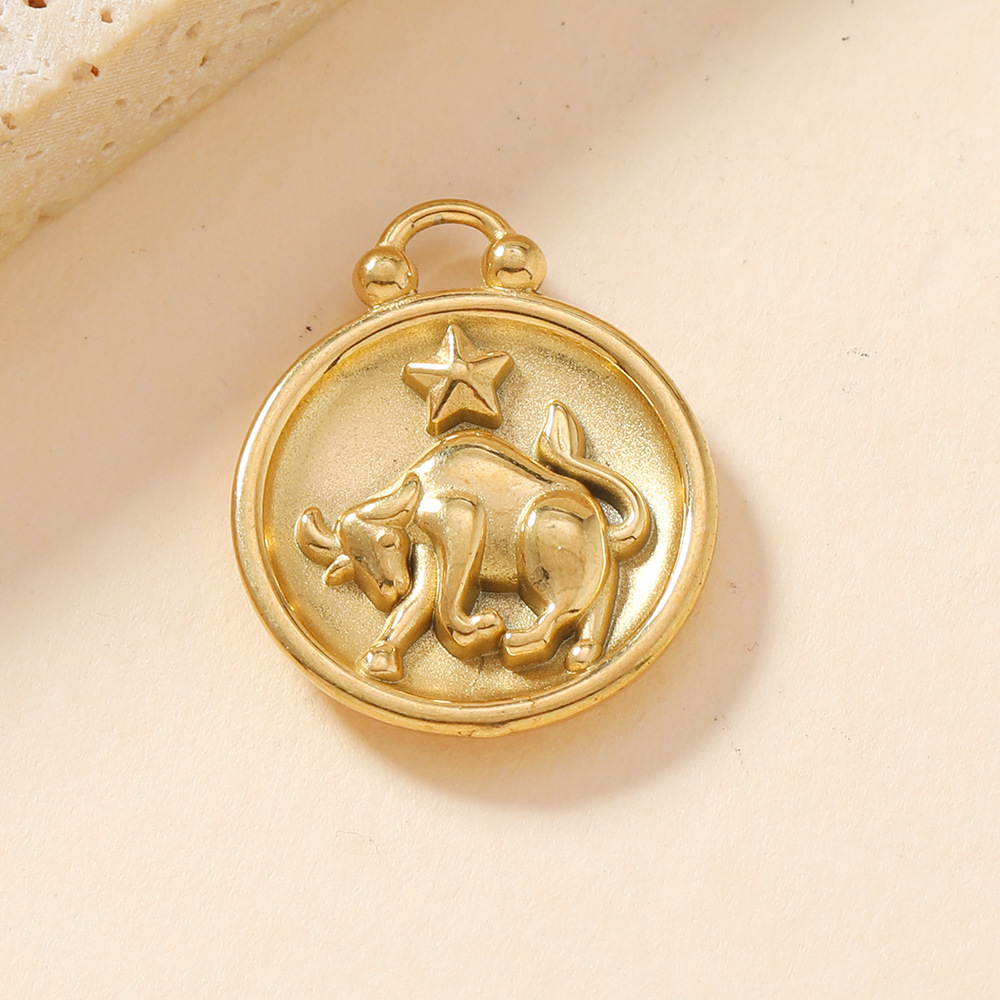 Twelve Constellation Single Pendant Casting DIY Accessories for Unique Creations - Image 12