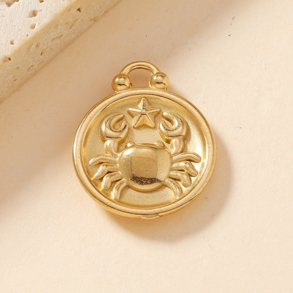 Twelve Constellation Single Pendant Casting DIY Accessories for Unique Creations - Image 13